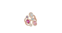 Anello Cuori Milano Donna in Argento Zircone 25045376 - 25045376